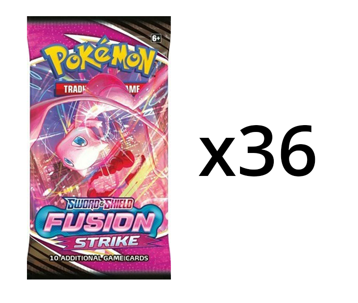 Pokemon SWSH8 Fusion Strike 36ct Booster Pack Lot